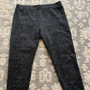 Lou & Grey XL black flecked pants